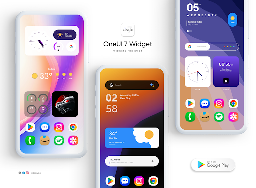 Screenshot of OneUI 7 Widget for KWGT