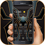 Cover Image of Download Special Gold Black Spider Theme 1.1.2 APK