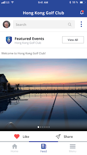 Android application Hong Kong Golf Club screenshort