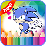 Coloring Sonic Hedgehog Game icon
