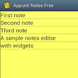 Notes Appunti free icon