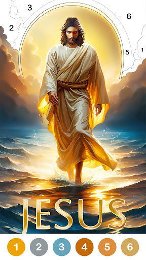 Bible Color - Color By Number 1
