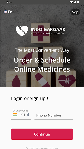 Android application Indo Gargaar Pharmacy screenshort