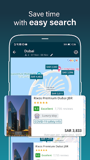 Screenshot of Almosafer: Flights & Stays