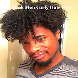 Black Men Curly Hair Tips icon