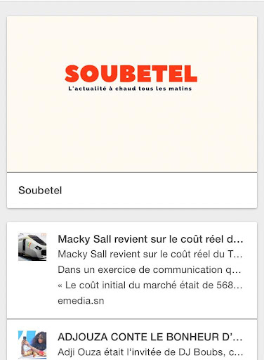 Soubetel Screen 2