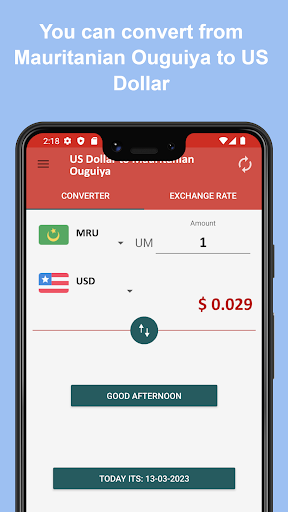 US Dollar to Mauritanian Ougui Screen 3