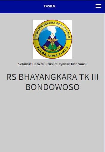Android application Bhayangkara Bondowoso screenshort