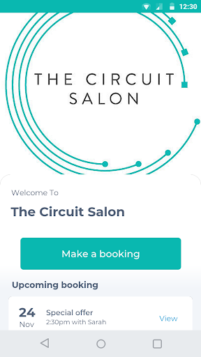Android application The Circuit Salon screenshort