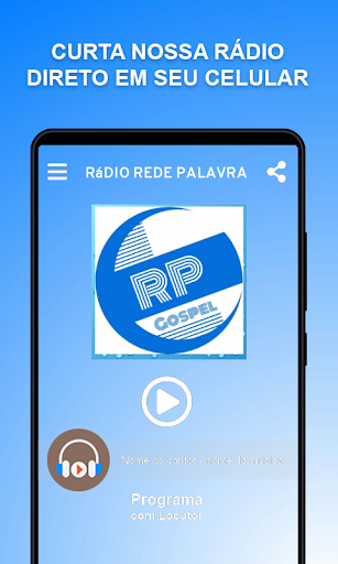 Android application Rádio Rede Palavra screenshort
