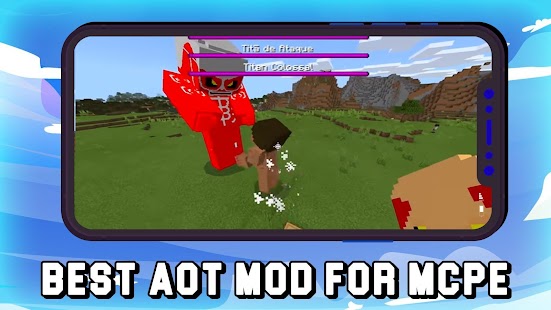 Attack Of The Titans Mod MCPE Screenshot
