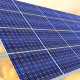 Solar Panels 3D icon
