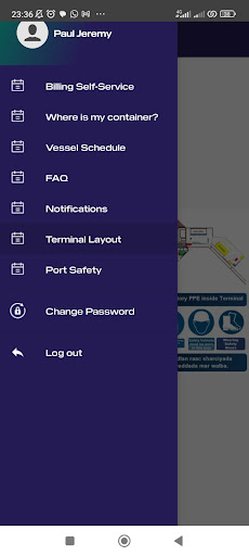 DP World Berbera MyPortal Screen 2