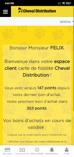Cheval Distribution Screen 2