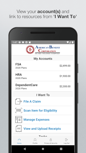 Android application ABC HRA Mobile screenshort