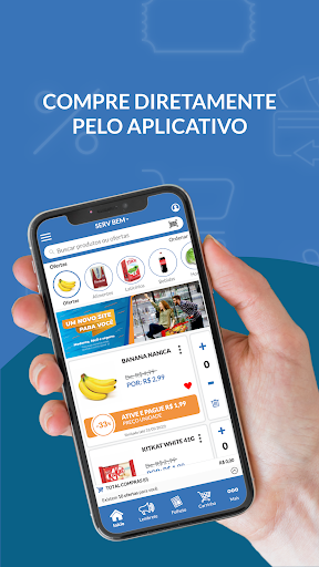 Android application ServBem Supermercados screenshort