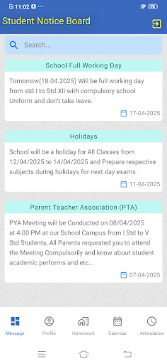 SRK School Parent App