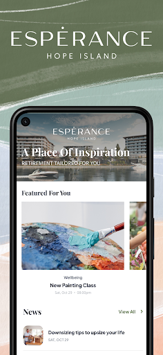 Android application Esperance App screenshort