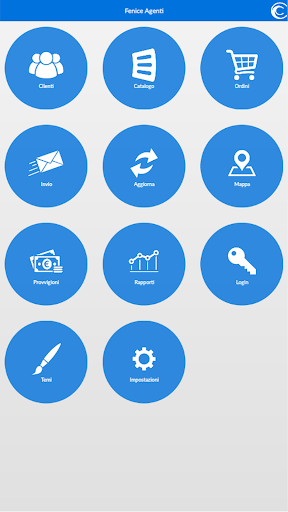 Android application Fenice Agenti screenshort