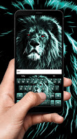 screenshot of Luminous Lion Keyboard Theme