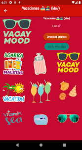 Vacation Stickers