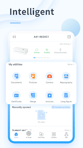 Vista previa de la aplicación