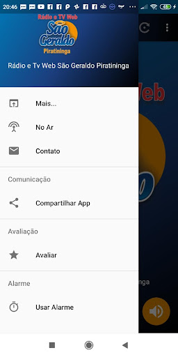 Rádio e Tv Web São Geraldo Pir Screen 3