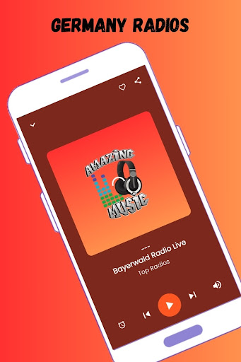 Android application Music FM Bayerwald Radio DE screenshort