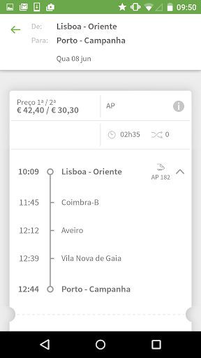 Comboios de Portugal Screenshot 3 - AppWisp.com