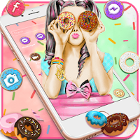 Donut, Girl3D иконки тем фоновых HD