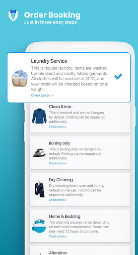 Laundrish : DryClean & Laundry Screen 3