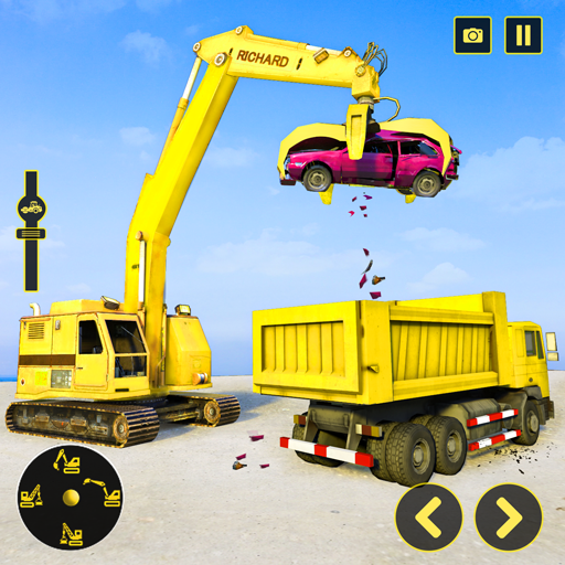 Crusher Crane Excavator Sim  Icon