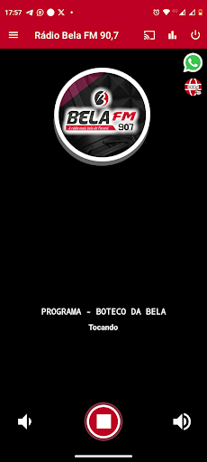 Android application Rádio Bela FM 90,7 screenshort