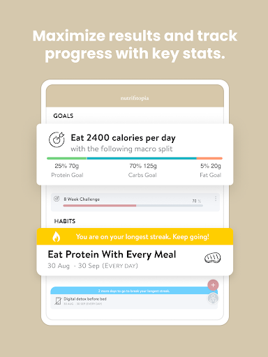 Screenshot of nutrifitopia