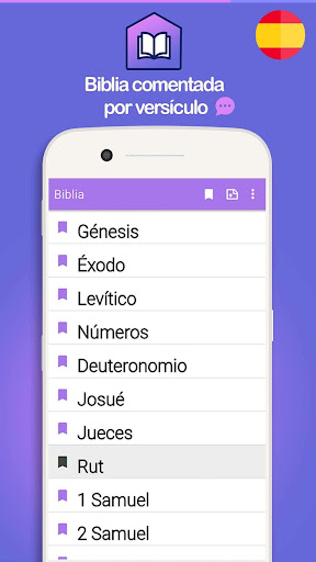 Android application Biblia comentada por versículo screenshort