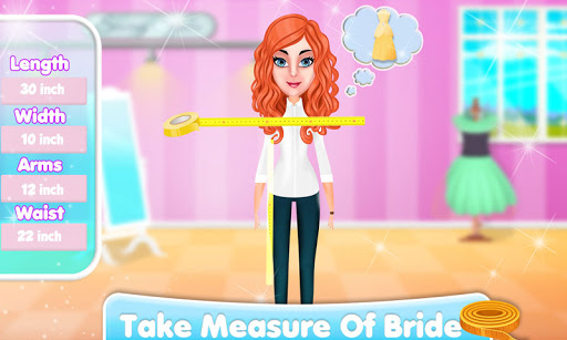 Android application Wedding Dress Up Tailor Shop screenshort
