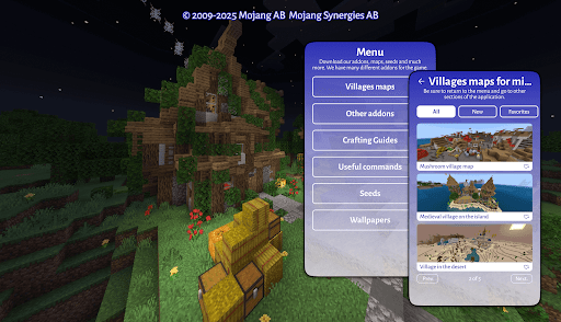 village for minecraft pe