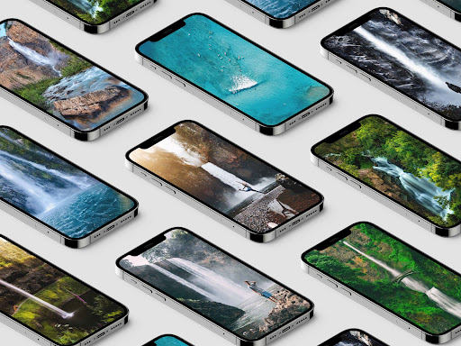 wallpaper air terjun FUll HD