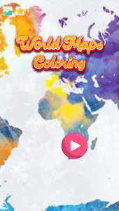 Map coloring book