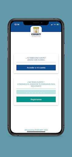 Android application ICOMUNITY screenshort