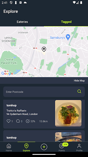 Android application YumTuc screenshort