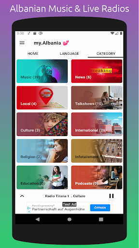 Albanian Music & Live Radios Screen 2
