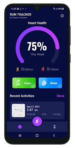 Android application FitTrack: Fitness app screenshort