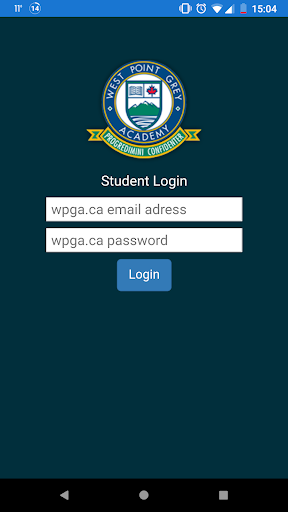 Android application WPGA Portal screenshort