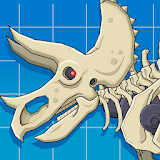 Triceratops Dinosaur Fossil Robot Age icon