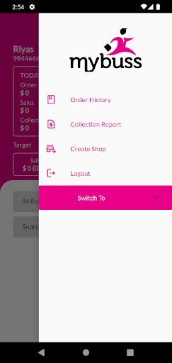 Mybuss Sales Executive Screen 3