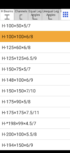 Kouzaitap(Metal Calculator) Screen 3