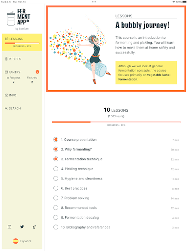 Screenshot of FermentApp