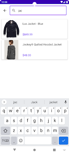 ML.01.commerce demo Screen 2