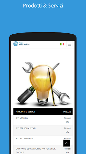 Pagine Web Italia Screen 2